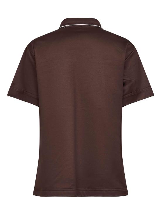 26SS 프라다 폴로 티셔츠 P963NOOO173LF0192 BROWN - PRADA