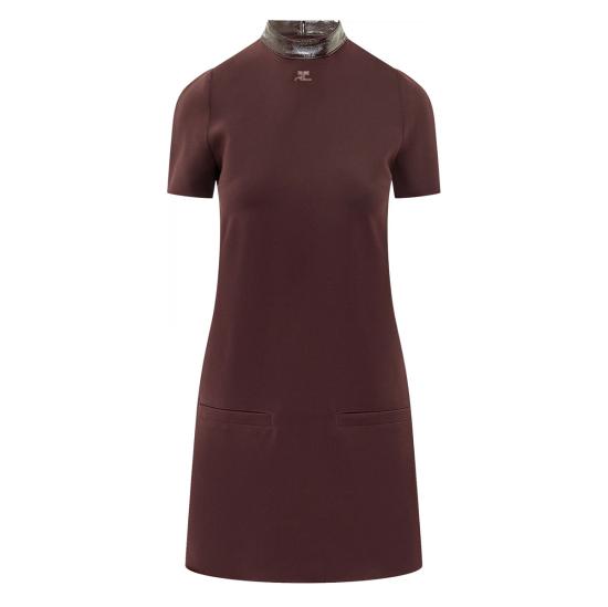 26FW 쿠레쥬 미디 원피스 326CRO920 PL01594090 BURNT RED