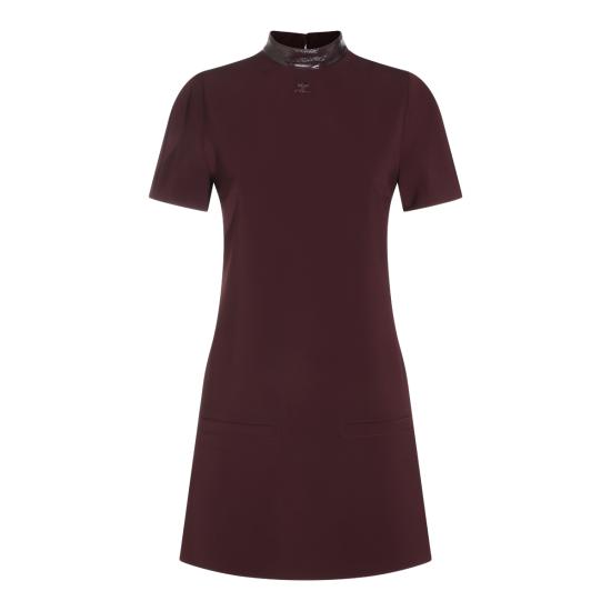 26FW 쿠레쥬 미디 원피스 326CRO920 PL01594090 BURNT RED - COURREGES