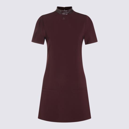 26FW 쿠레쥬 미디 원피스 326CRO920 PL01594090 BURNT RED - COURREGES