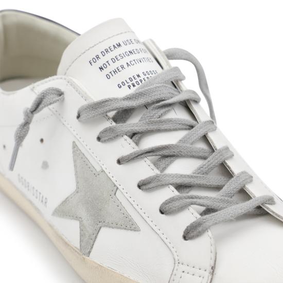 26FW 골든구스 슈퍼스타 스웨이드 스니커즈 GMF00102 F00611311915 WHITE ICE DARK GRAY - GOLDEN GOOSE