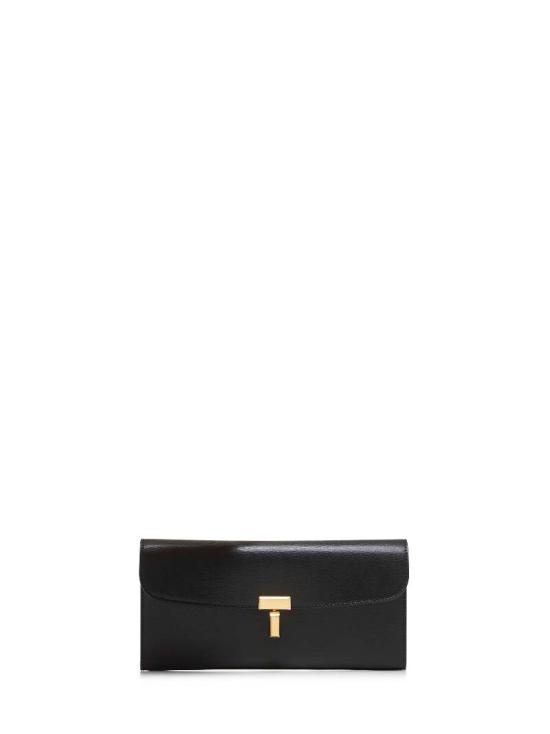 26FW 토템 티락 레더 월렛 251WAM0041LE0025 001 BLACK