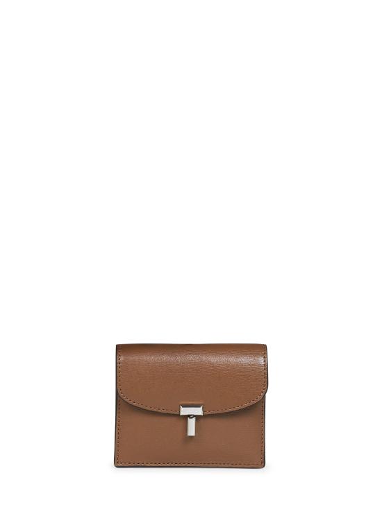 26FW 토템 T-락 팔멜라토 레더 카드 홀더 251WAM0042LE0025 379 BROWN