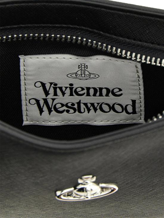 26FW 비비안웨스트우드 ORB 타샤 레더 스터드 숄더백 5801000JWS0021 N401 BLACK - VIVIENNE WESTWOOD
