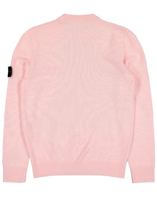 26FW 스톤 아일랜드 램스울 립드 트림 레귤러 핏 크루넥 점퍼 L2S155100072 S00A3 V0082 ANTIQUE ROSE - STONE ISLAND