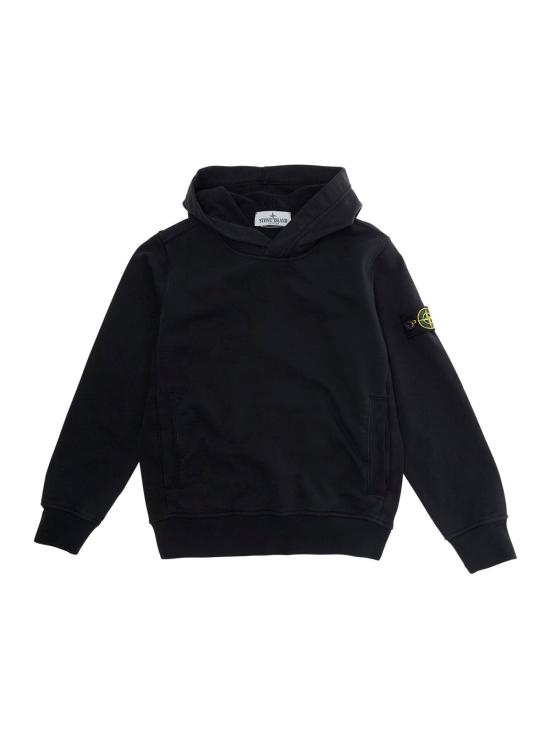 26SS 스톤 아일랜드 후드 티셔츠 L1S166100014S0040 BLACK