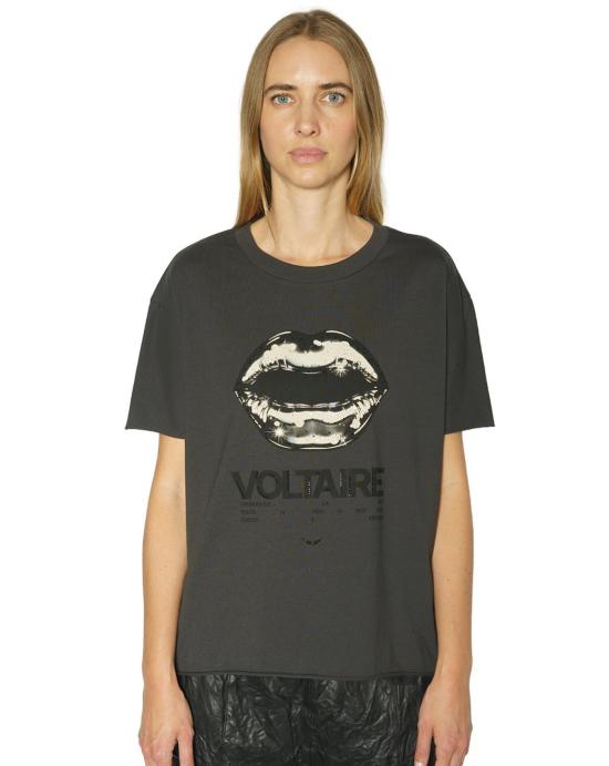  자딕앤볼테르 반팔 티셔츠 JWTS02925 CARBONE - ZADIG & VOLTAIRE