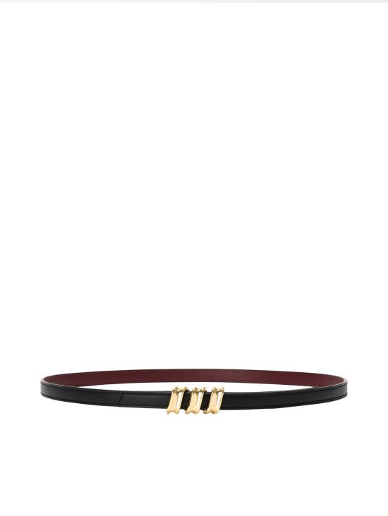 26FW 로에베 벨트 ECOIZ16X01 0698 BLACK PINKISH COOPER RED GOLD