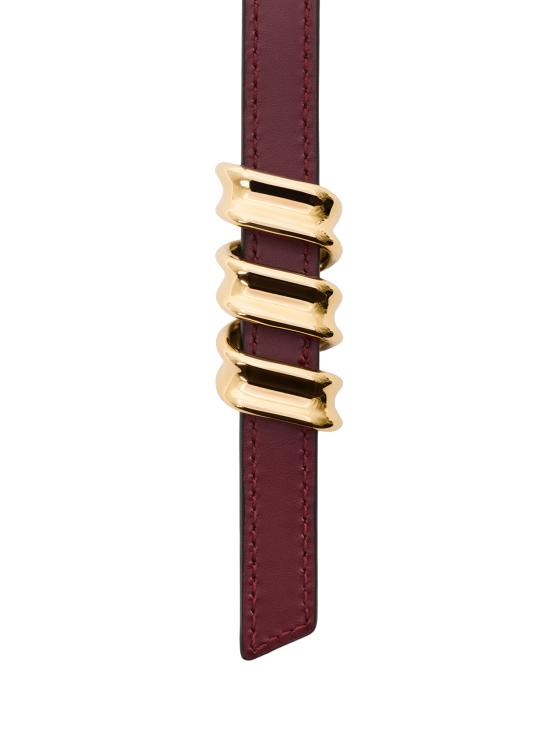 26FW 로에베 벨트 ECOIZ16X01 0698 BLACK PINKISH COOPER RED GOLD - LOEWE