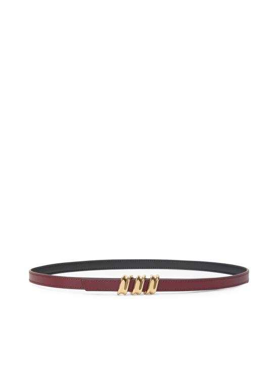 26FW 로에베 벨트 ECOIZ16X01 0698 BLACK PINKISH COOPER RED GOLD - LOEWE