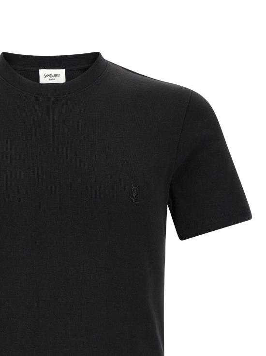 26FW 생로랑 반팔 티셔츠 카산드레 티셔츠 블랙 - SAINT LAURENT