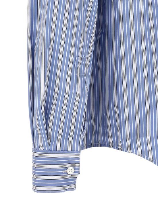26FW 생로랑 긴팔 셔츠 카산드르 와 블라우스 (연한 파란색) - SAINT LAURENT