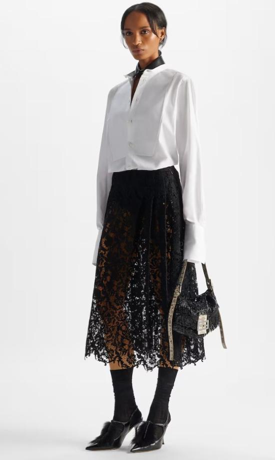 26FW 펜디 미디 스커트 FQ7762 B1U2F0QA1 NERO - FENDI