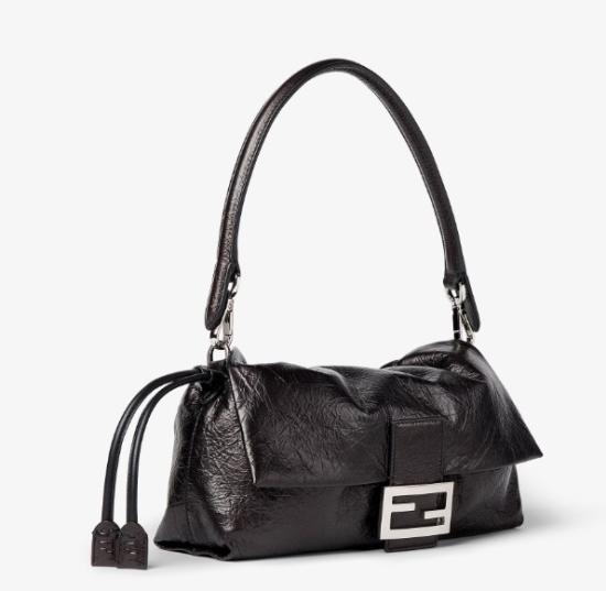 26FW 펜디 바게트 소프트 미디엄 백 8BR856 B14MF0QA1 NERO - FENDI
