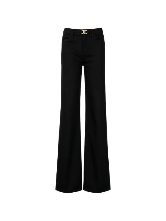 26FW 리우조 스트레이트 팬츠 UF6088 D02648L525 Black - LIU JO