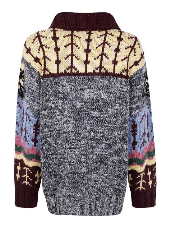 25FW 라 더블제이 가디건 PUL0288KNI166VA398GY02 MULTICOLOUR - LA DOUBLEJ