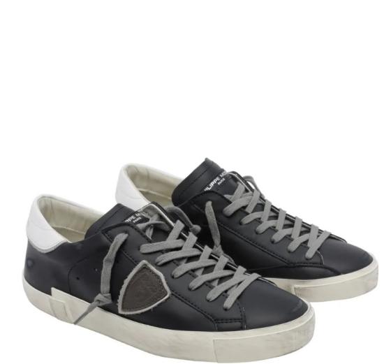 26FW 필립모델 스니커즈 PRLU V039 Noir blanc - PHILIPPE MODEL