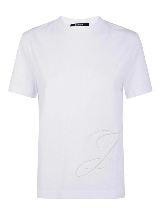 25FW 자크뮈스 반팔 티셔츠 25HTSW00549AJ00068100 WHITE