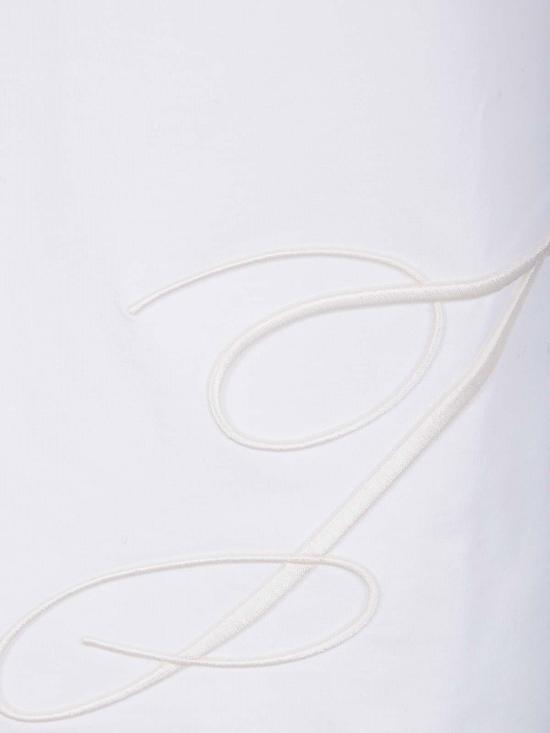 25FW 자크뮈스 반팔 티셔츠 25HTSW00549AJ00068100 WHITE - JACQUEMUS