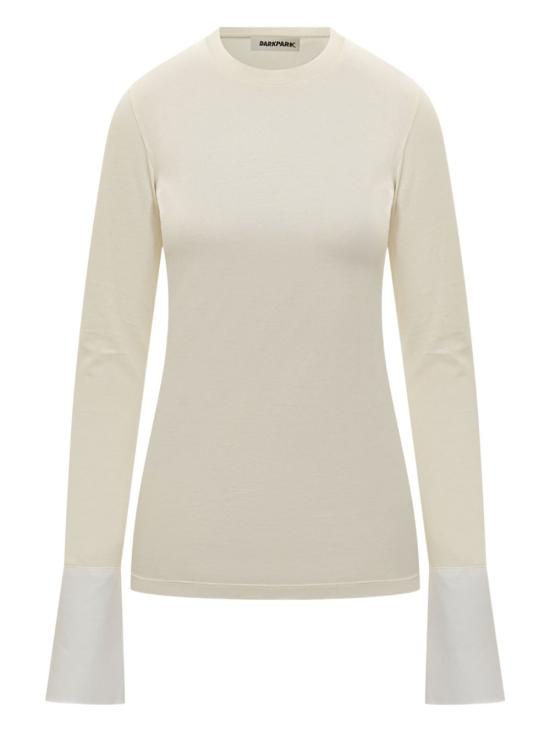 26FW 다크파크 긴팔 티셔츠 WJE25 FAC1050017 IVORY