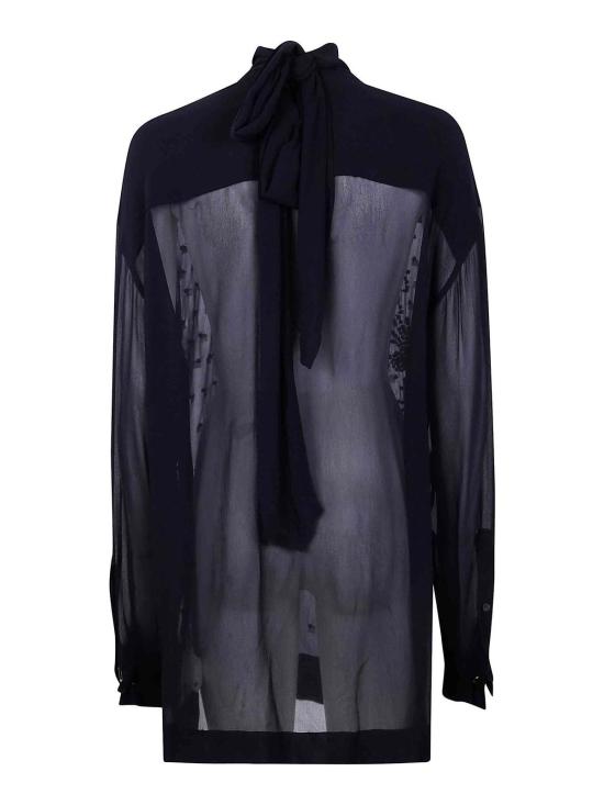 25FW 드리스 반 노튼 블라우스 25201079623145E15 BLUE - DRIES VAN NOTEN