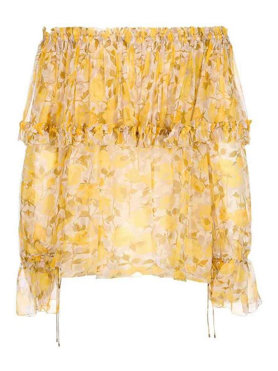 26SS 끌로에 블라우스 CH26UH12327592D Yellow - CHLOE