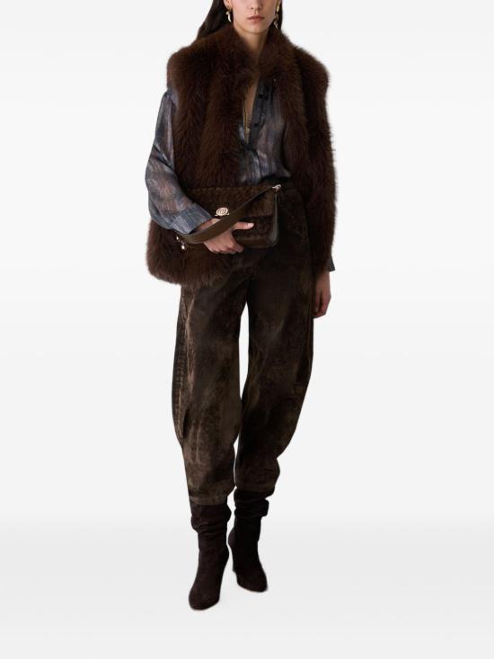26FW 리우조 베스트 WF6203E 1136X0787 BROWN - LIU JO
