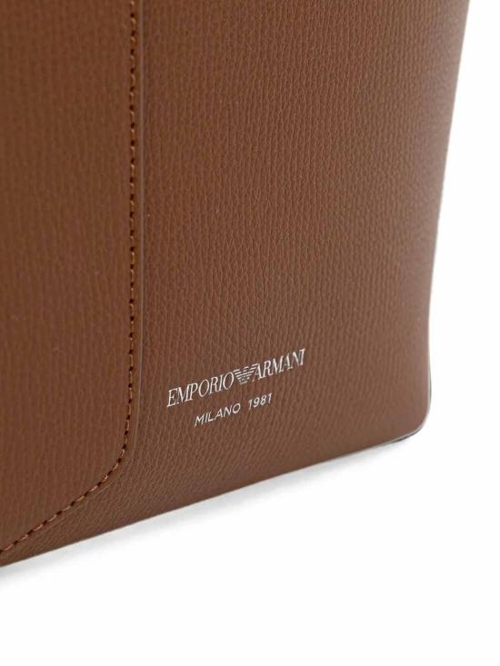 26FW 엠포리오 아르마니 토트백 EW005753AF29459U6124 BROWN - EMPORIO ARMANI