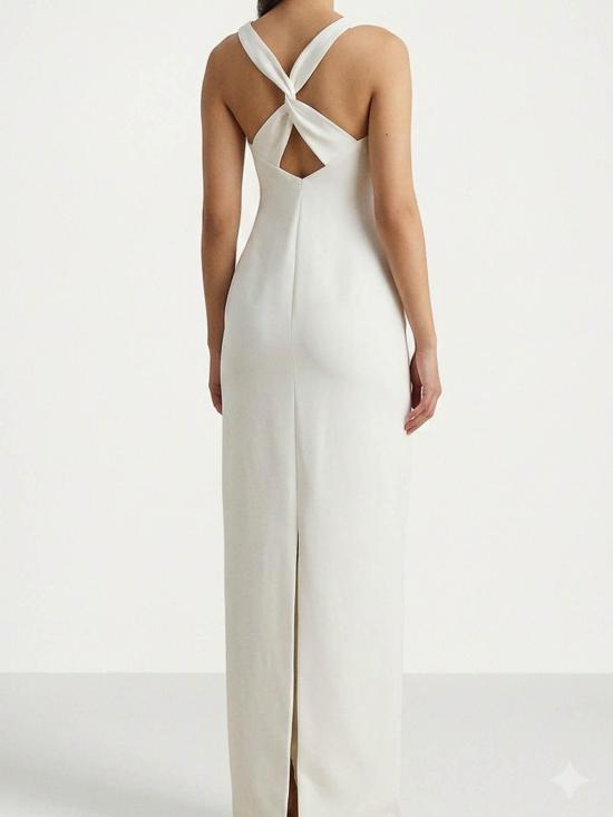 26SS 랄프 로렌 롱 원피스 253P08933001WH White - RALPH LAUREN