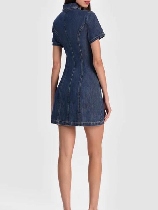 26SS 앨리스 앤 올리비아 원피스 CD511117541I435 Denim - ALICE & OLIVIA