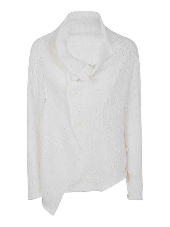 25FW 와이즈 요지 야마모토 가디건 YQT126731 White