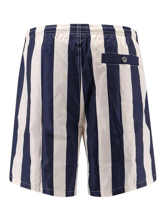 26SS 아미 롱 스트라이프 스윔수트 HBW316AW0027A027 WHITE - AMI