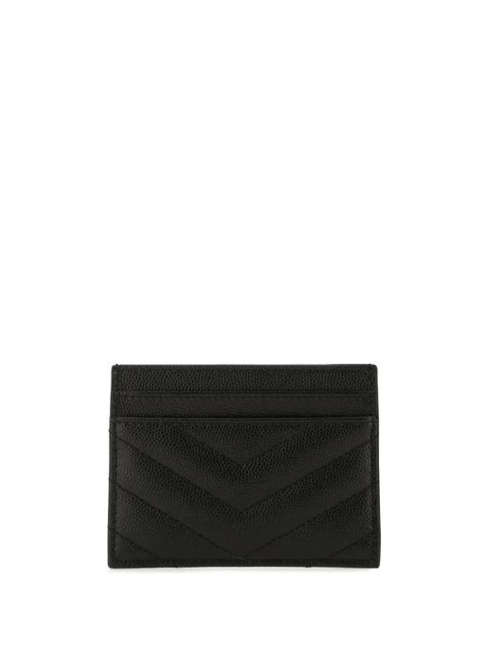 26FW 생로랑 카산드라 마틀라세 카드 케이스 423291 BOW011000 Nero - SAINT LAURENT
