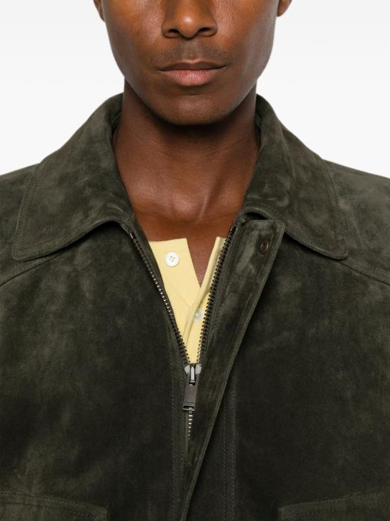 26FW 생로랑 수트 자켓 856870 YC2AY3260 Militare - SAINT LAURENT