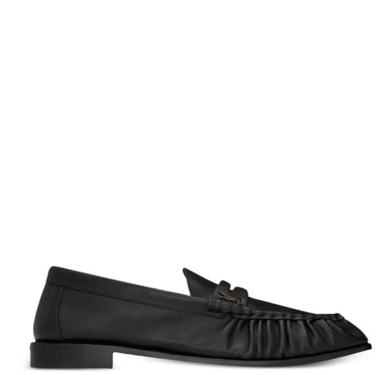 26FW 생로랑 매트 레더 서플 르 로퍼 8394712 5VAA1000 Nero