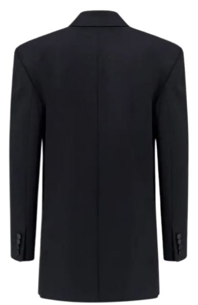 26FW 생로랑 미디 원피스 A003I9 Y7E631000 Nero - SAINT LAURENT