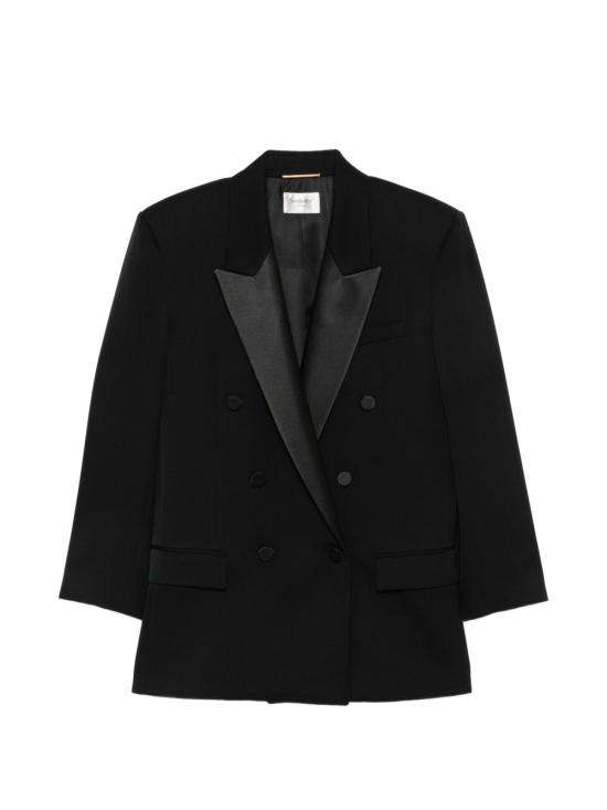 26FW 생로랑 미디 원피스 A003I9 Y7E631000 Nero - SAINT LAURENT