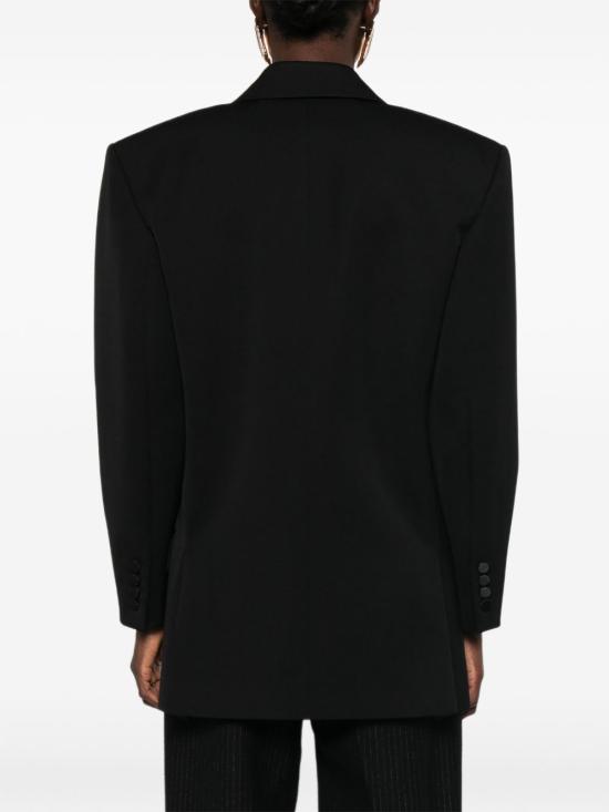 26FW 생로랑 미디 원피스 A003I9 Y7E631000 Nero - SAINT LAURENT
