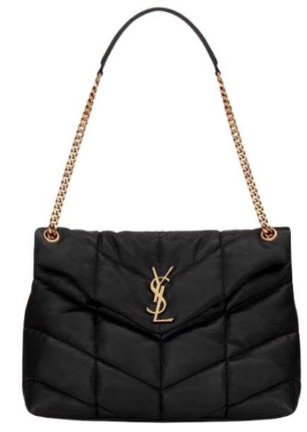 26FW 생로랑 루루 푸퍼 미디움 숄더백 5774751 EL071000 Nero