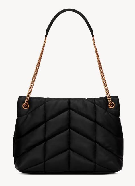 26FW 생로랑 루루 푸퍼 미디움 숄더백 5774751 EL071000 Nero - SAINT LAURENT