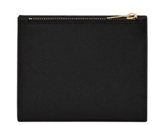 26FW 생로랑 그랑 드 뿌드르 엠보스드 레더 업타운 컴팩트 지갑 582296 1GF0J1000 Nero - SAINT LAURENT
