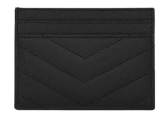 26FW 생로랑 카산드라 마틀라세 카드 케이스 423291 BOW021000 Nero - SAINT LAURENT