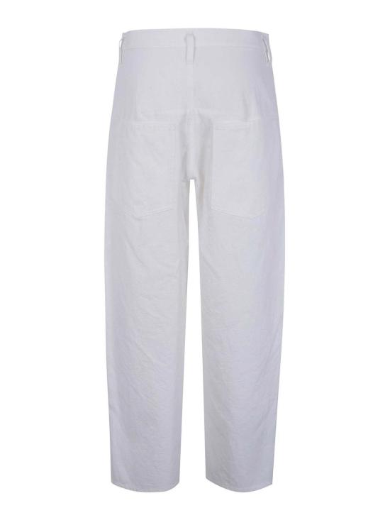 25FW 와이즈 요지 야마모토 스트레이트 팬츠 YKP040131 White - Y’S YOHJI YAMAMOTO