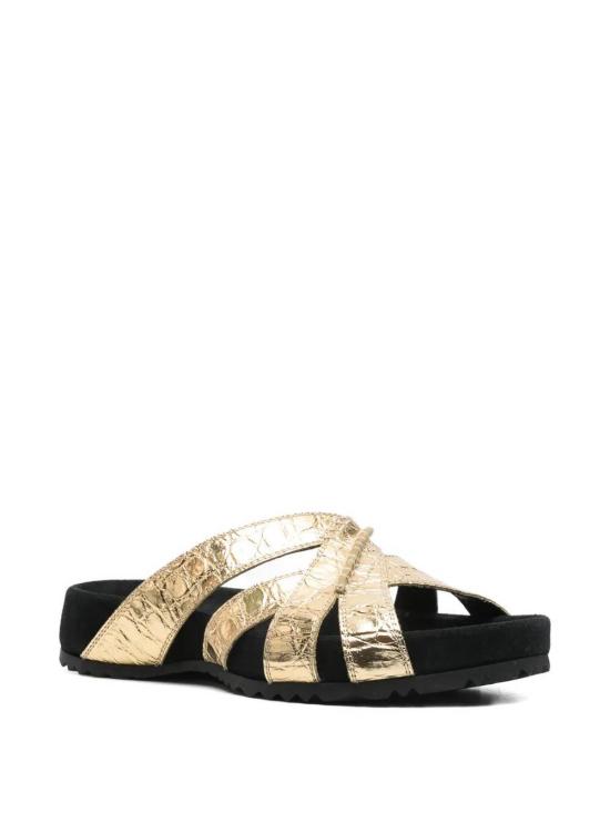 25FW 드리스 반 노튼 뮬/슬리퍼 261011769059795E15 Metallic - DRIES VAN NOTEN