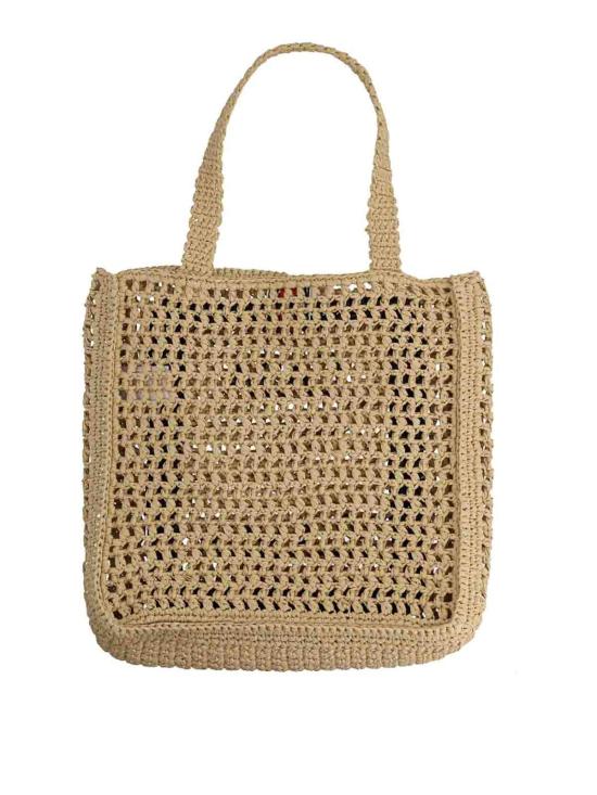 26SS 카사블랑카 토트백 ASP26BAG17501NATURAL Beige - CASABLANCA