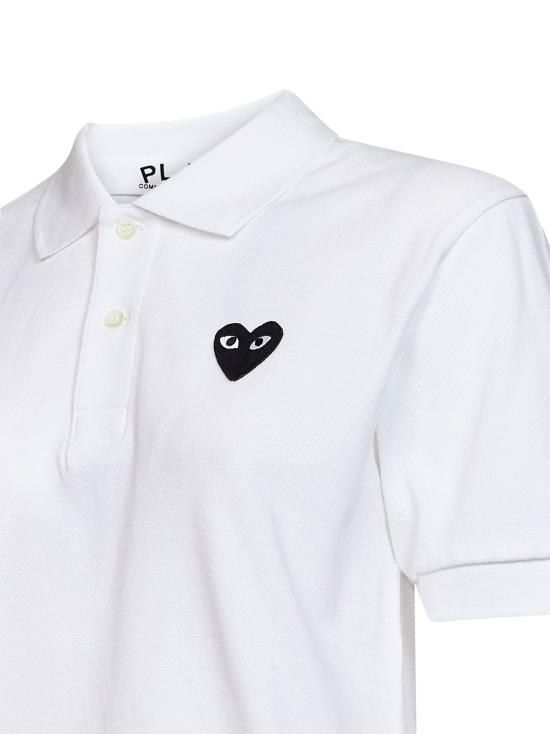 26SS 꼼데가르송 폴로 티셔츠 AXT066D 2 WHITE - COMME DES GARCONS