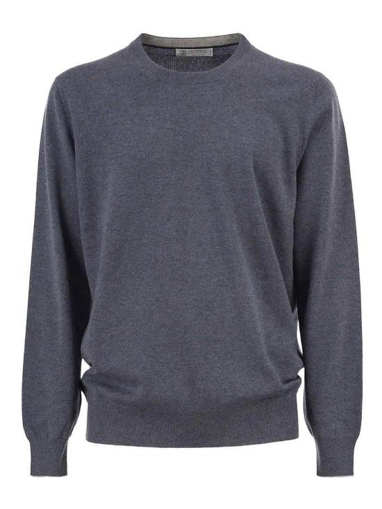 26FW 브루넬로 쿠치넬리 캐시미어 니트 M2200100CUK71 GREY