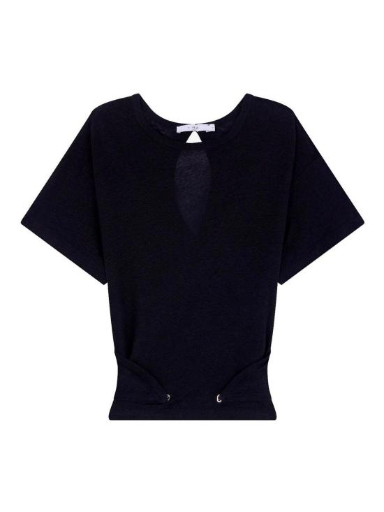 26SS 이로 반팔 티셔츠 26SWM19SORENZABLA0126S BLACK