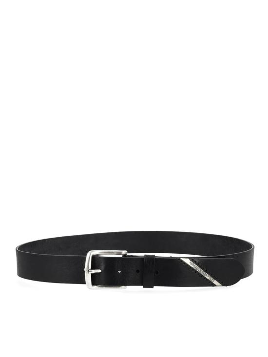 26SS 디젤 B-라인 트리티드 레더 벨트 X03737PR080H1669 BLACK