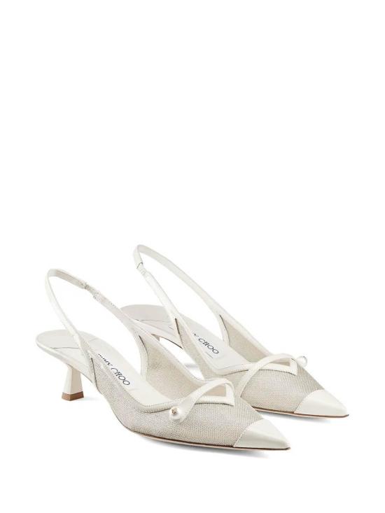 26FW 지미추 뮬/슬리퍼 J000164511LATTE White - JIMMY CHOO